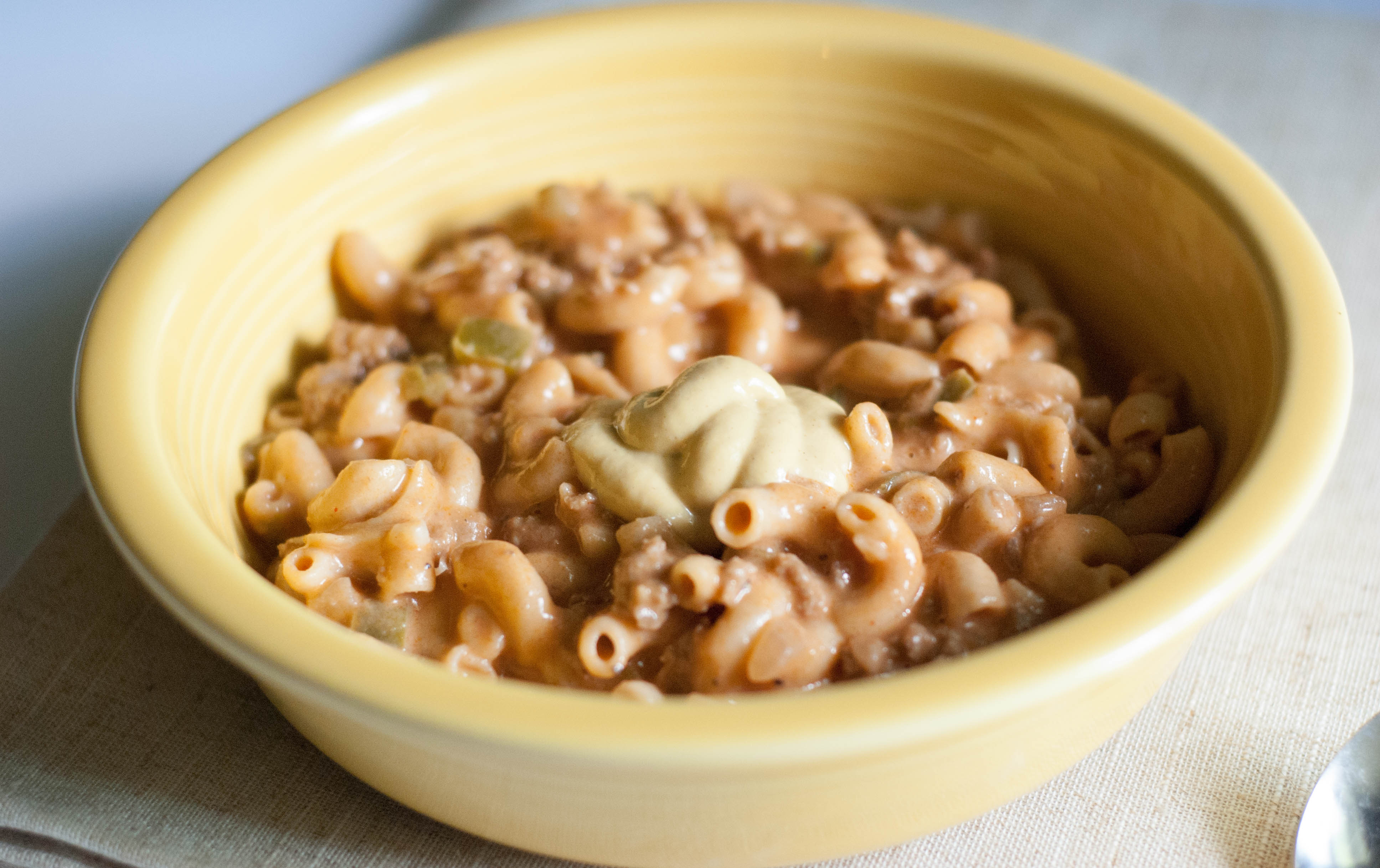 Thick And Creamy Cheeseburger Macaroni Soup - Pretty Little Apron