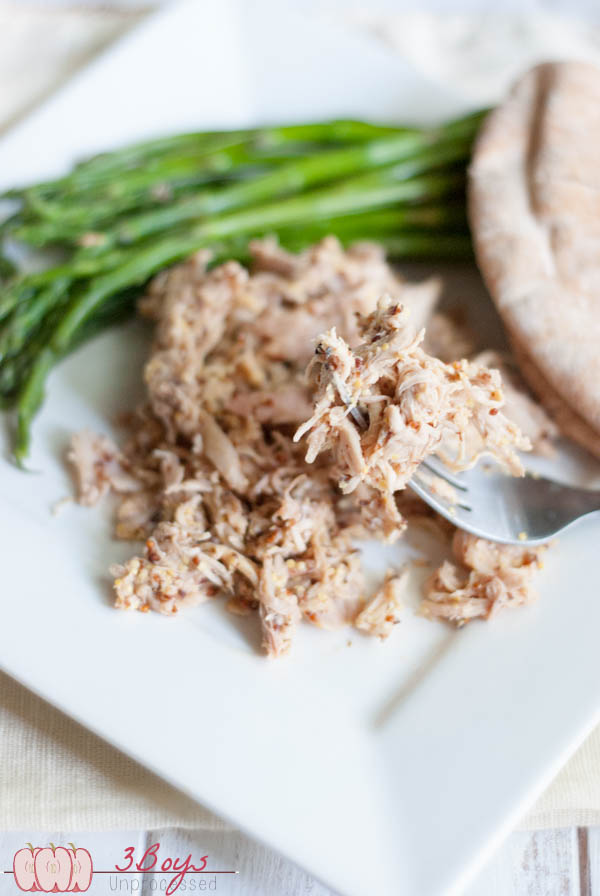 Crockpot Honey Mustard Chicken - Pretty Little Apron